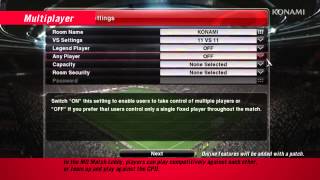 Онлайн режим 11 на 11 в PES 2014