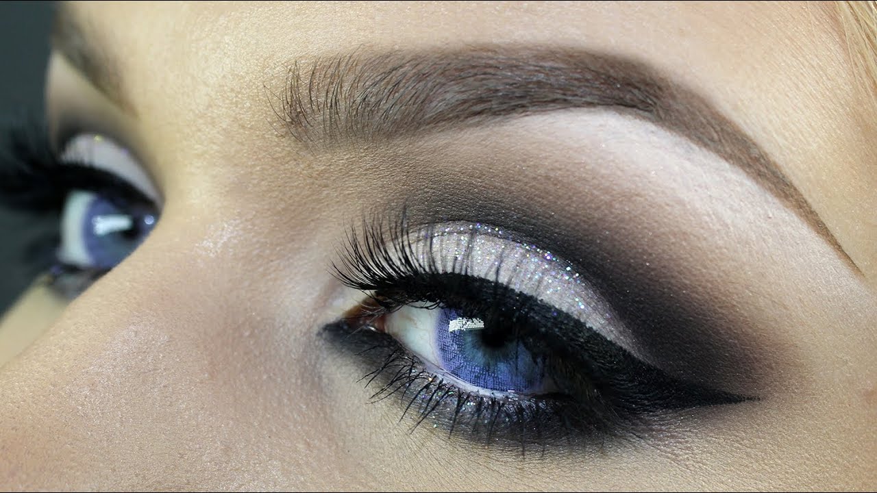 BLACK CUT CREASE WITH GOLD LID EYE MAKEUP LOOK On The Hunt BLACK CUT CREASE WITH GOLD LID EYE MAKEUP LOOK On The Hunt