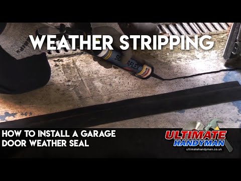 How To Install A Garage Door Floor Weather Seal