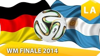 Deutschland gegen Argentinien - Fußball WM 2014 Finale