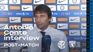INTER 3-1 TORINO | ANTONIO CONTE EXCLUSIVE INTERVIEW: "We're happy with this win" [SUB ENG]