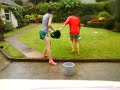 water fight in the rain :L