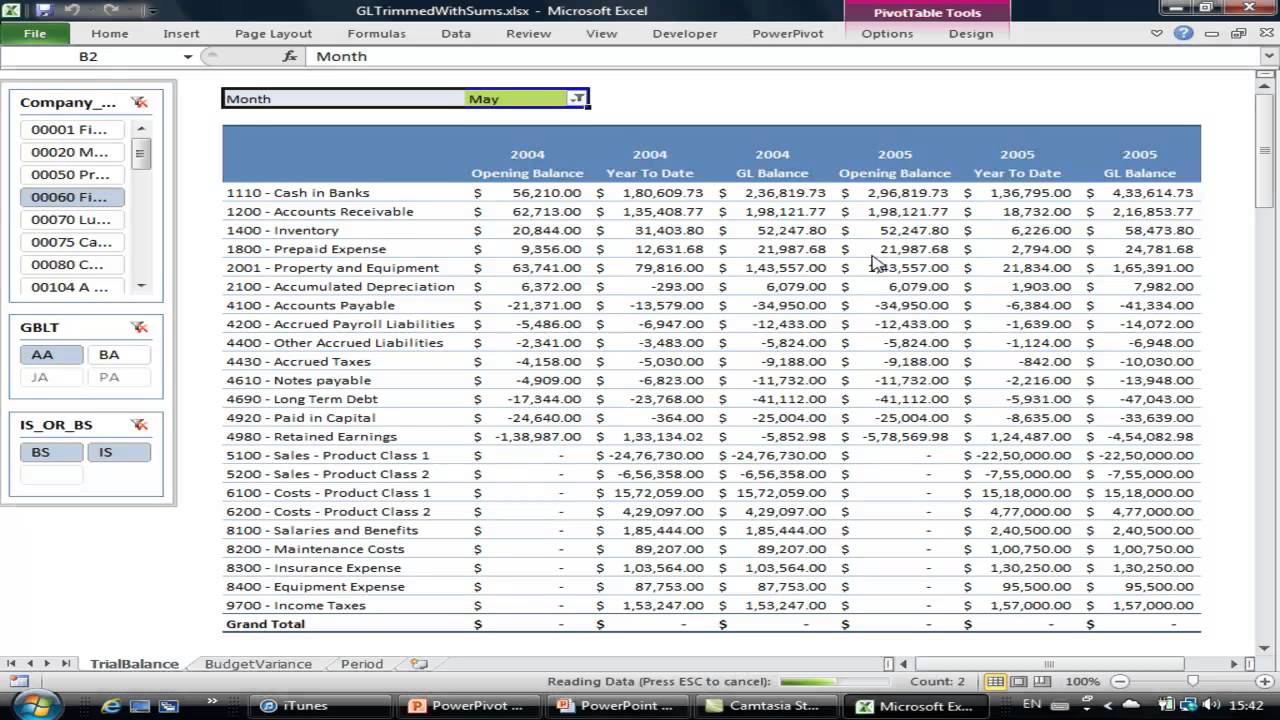 PowerPivot for Excel and Oracle JD Edwards EnerpriseOne - YouTube