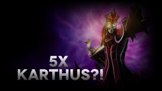 5x Karthus ULTI?!?!??? - League of Legends