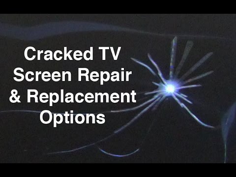 flat screen tv repair cracked screen near me