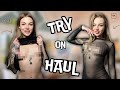 [4K] Exclusive Luxury Transparent Outfit Try on Haul 2024 .2160p60
