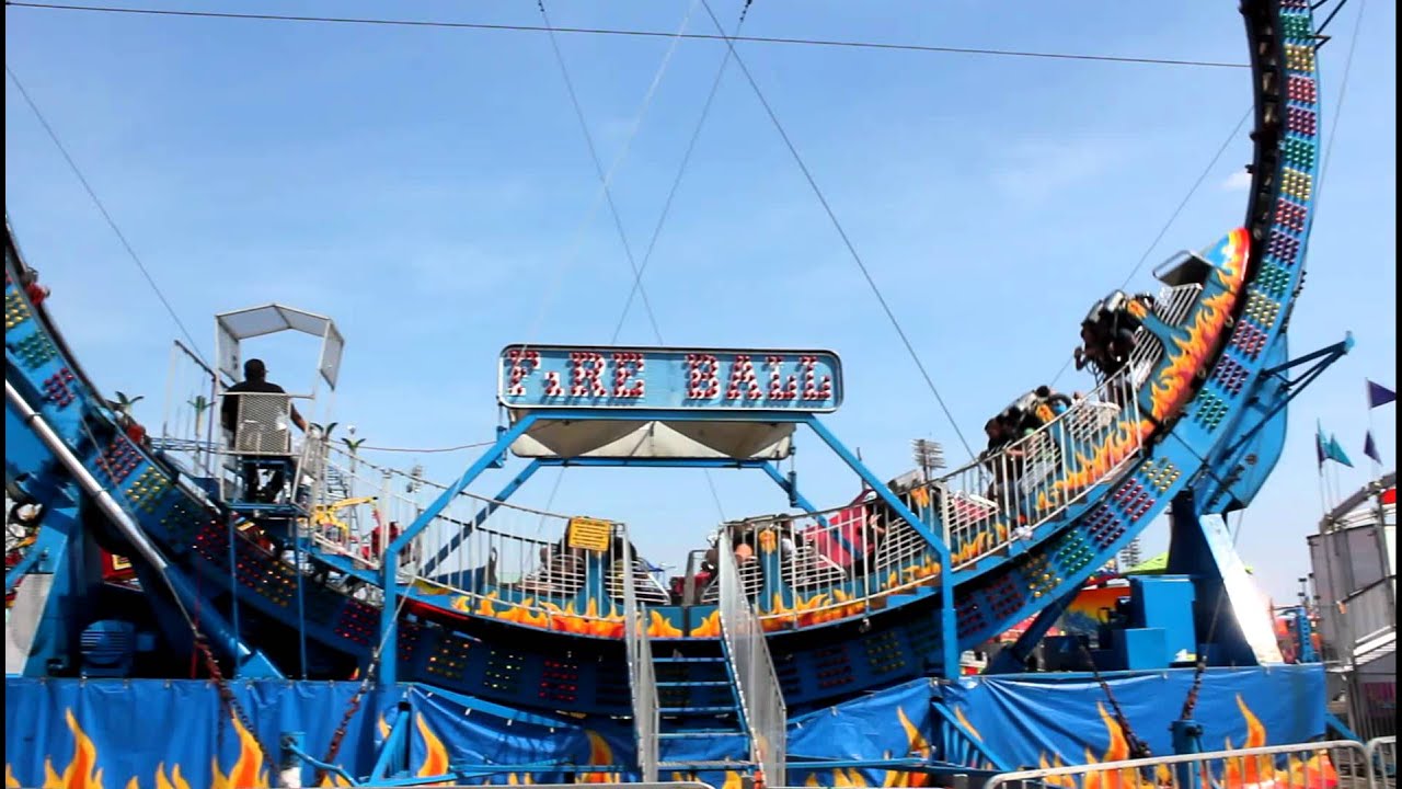 Fire Ball ride at the fair - YouTube