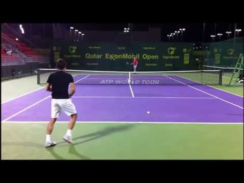 Hình ảnh trong video Federer Training