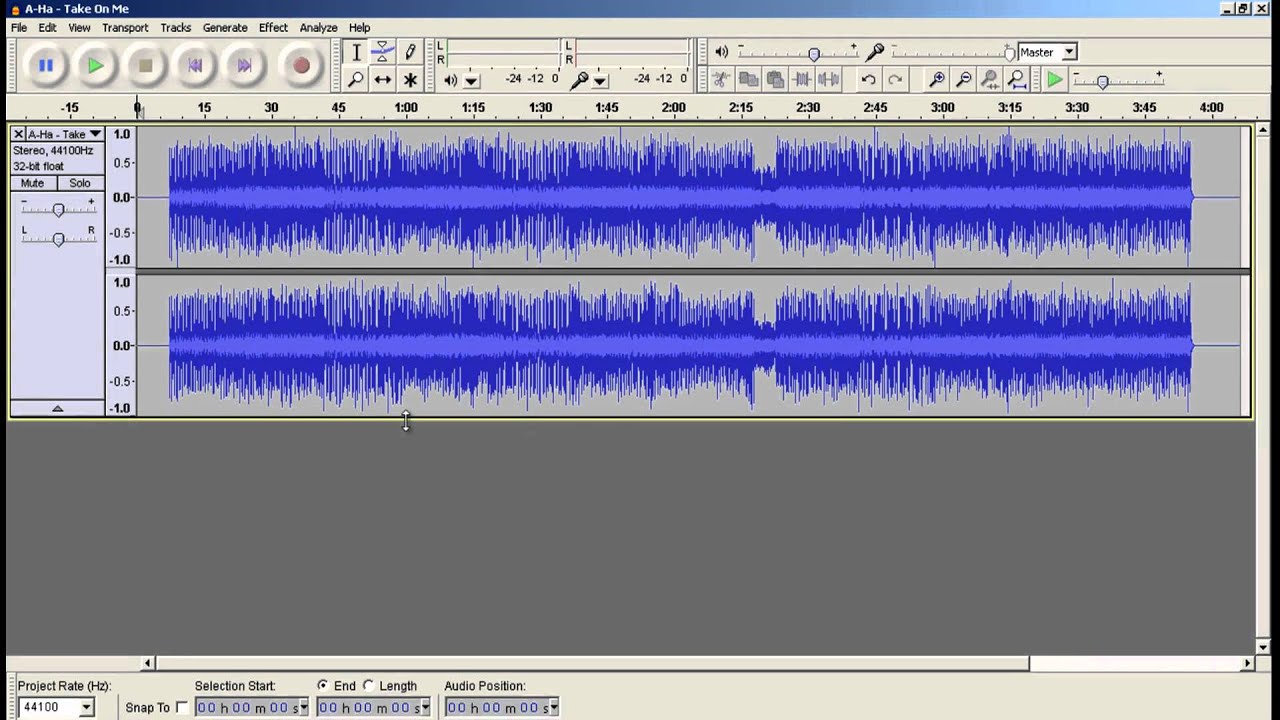 Convertir MP3 a WAV o WAV a MP3 en AUDACITY - YouTube