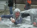 Nicolle hot tub polar bear plunge