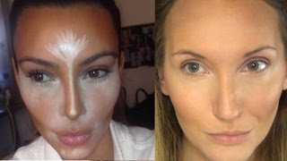 DER KIM KARDASHIAN-EFFEKT! TUTORIAL - Highlighten & Konturieren