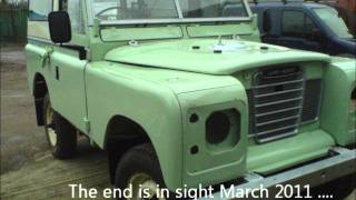 Land Rover series 3 restoration