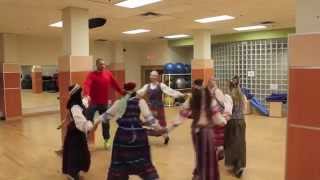 #ThisIsJonas: JV teaches the Raptors Dance Pak traditional Lithuanian dancing