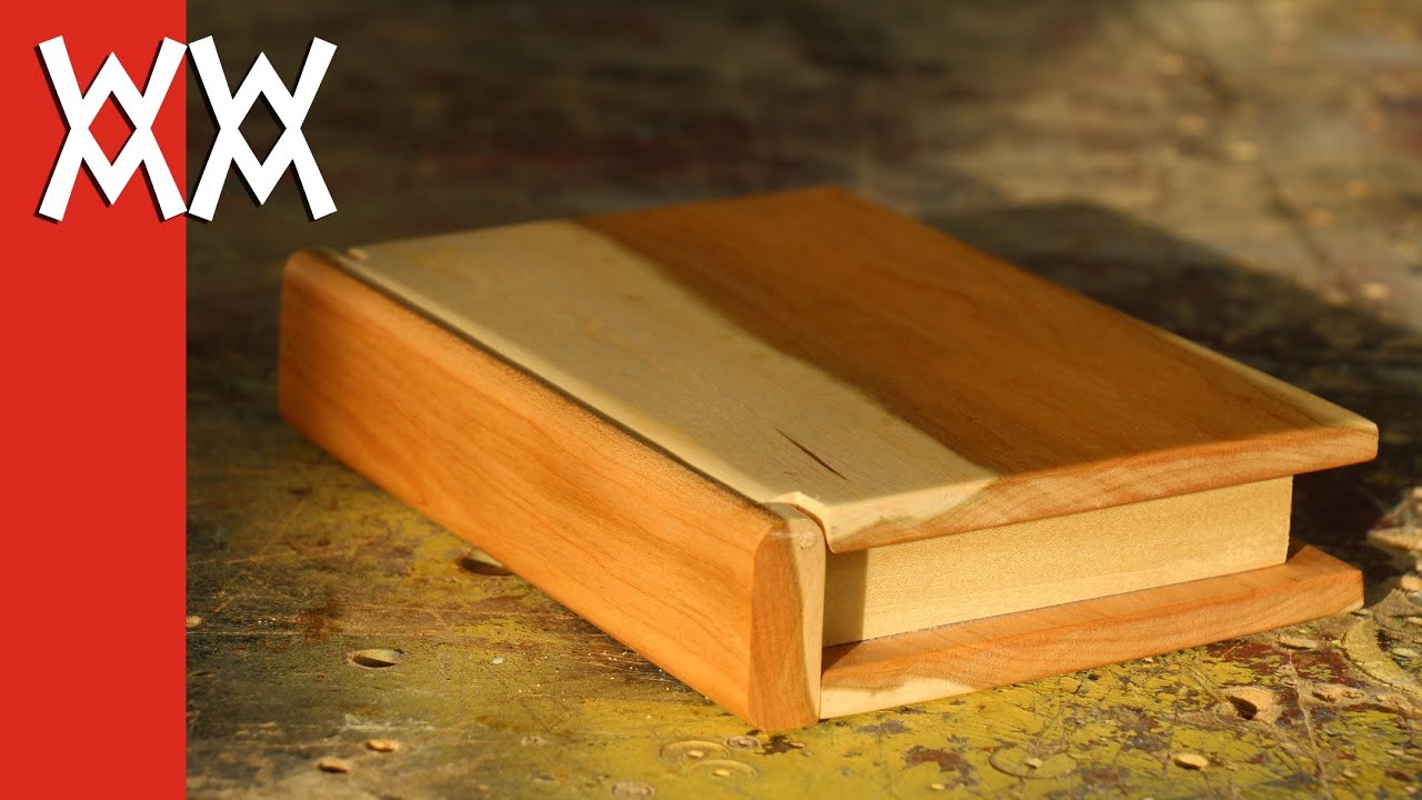 Wooden book keepsake box. Valentine's Day gift idea! - YouTube