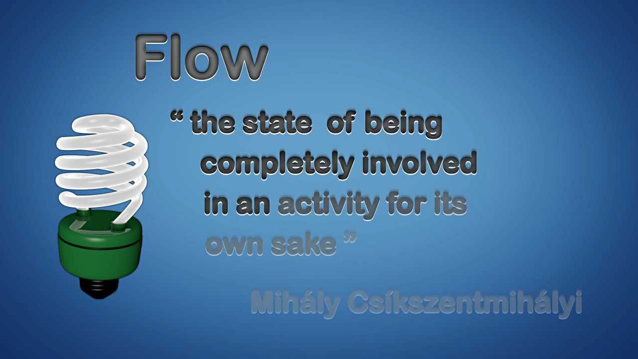 theory of flow by mihaly csikszentmihalyi