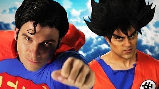 Goku vs Superman.  Epic Rap Battles of History Season 3.