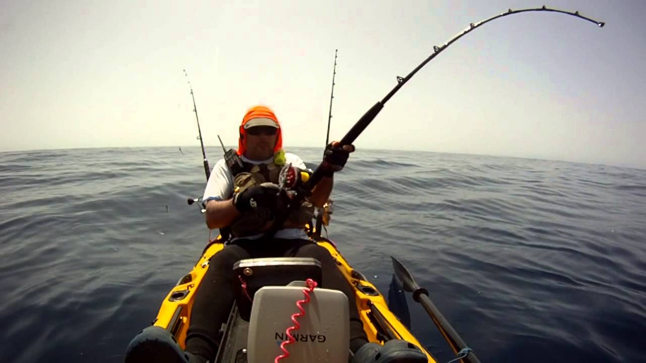 PESCA EN KAYAK MARLIN YouTube