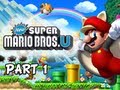 New Super Mario Bros. Wii U Walkthrough - Part 1 Acorn Plains Let's Play WiiU Gameplay Commentary
