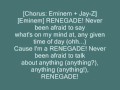 Jay-z Feat. Eminem - Renegade Lyrics - Youtube