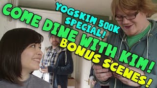 YOGSKIM 500k Subscriber Special! Come Dine with Kim BONUS SCENES!