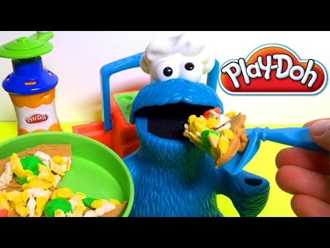 cookie monster play doh toy