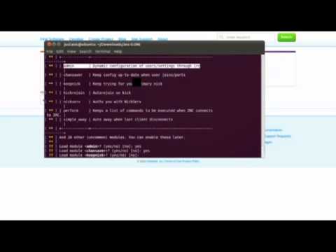 How to make and setup an IRC Bouncer (using ZNC Bouncer) - YouTube