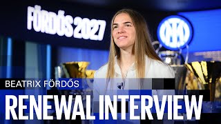 BEATRIX FORDOS | EXCLUSIVE INTER TV RENEWAL INTERVIEW | #Beatrix2027 #InterWomen ⚫🔵?