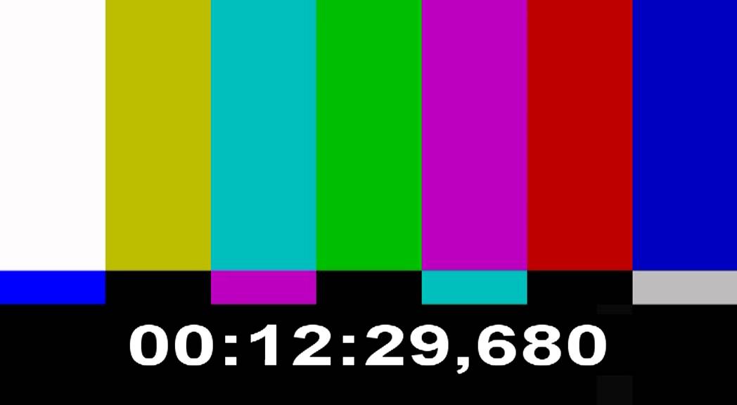 Color Bars Test Pattern + time, 20 minutes - YouTube