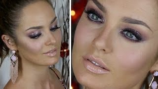 Glimmer on NYE! Smokey Purple Eyes (collab with AngelFoodStyle!)