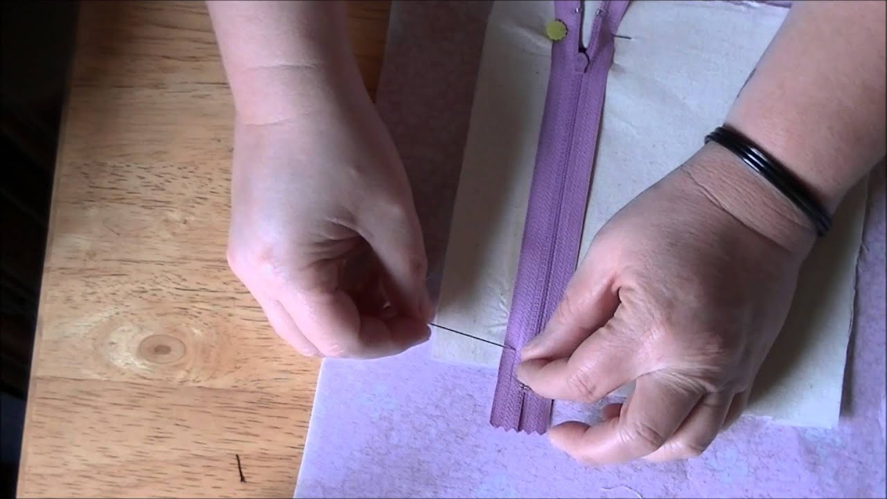 How to Make a Zipper Pocket (Inside Purse Pocket) - YouTube