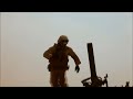 Marine Artillery Battery Fires M-327 120mm Towed Rifle Mortar EFSS at Udairi Range in Kuwait