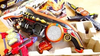 超ノリノリ音声！DX火縄大橙DJ銃【開封レビュー】カチドキアームズ専用武器 全ロックシード対応 無双セイバーと合体可能！仮面ライダー鎧武(ガイム) スクラッチ装填 DXカチドキロックシード