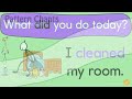 Pattern Practice Chant - Past Tense Verbs 1