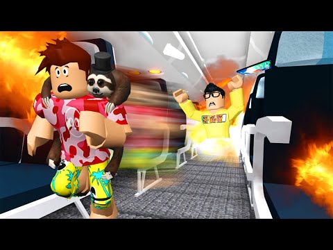 We Went On A Roblox FLIGHT.. NEVER AGAIN!