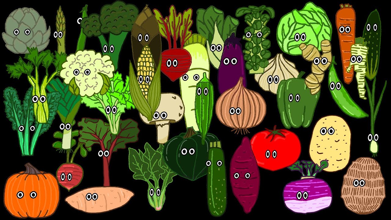 Vegetable Song - The Kids' Picture Show (Fun & Educational Learning