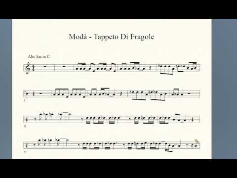 [SCORE] Modà - tappeto di fragole - YouTube