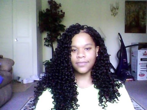 ... Curl Latch hook / Crochet Braids with a little Freetress Presto Curl