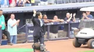 7/28/2013 【松井秀喜】引退セレモニー @ヤンキースタジアム Hideki Matsui retires as a Yankee