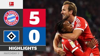 UNSTOPPABLE! Bayern DOMINATE HSV! | FC BAYERN — HAMBURGER SV | Highlights | Matchday 3 – Bundesliga
