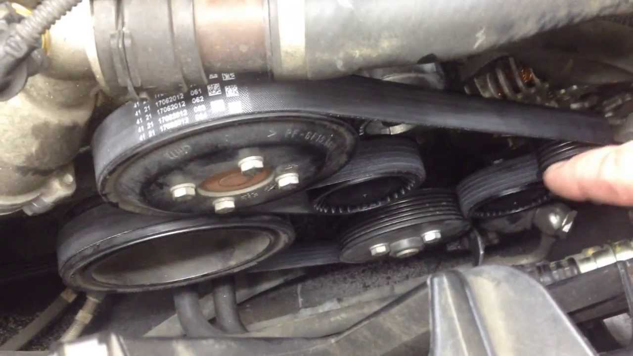 BMW E65 E66 How To Install New Idler Tensioner And Pulley For