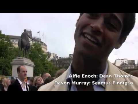 alfred enoch engaged devon murray