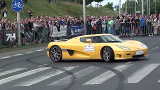 Koenigsegg CCR Crashes into Crowd at Gran Turismo Polonia 2013 [18+]