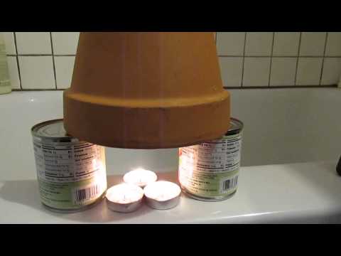 Candle Powered Space Heater