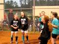 West Cobb Girls Softball team NRG cheers before a game