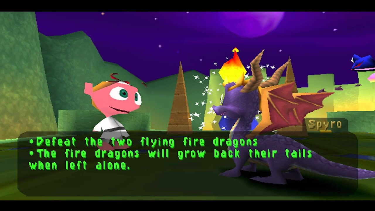 Spyro 3: Year of the Dragon (PS1) walkthrough - Fireworks Factory ...