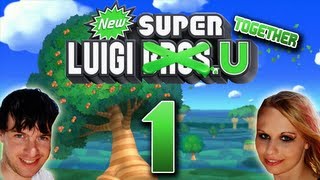 Let's Play Together New Super Luigi U Part 1: Julis First World Problems