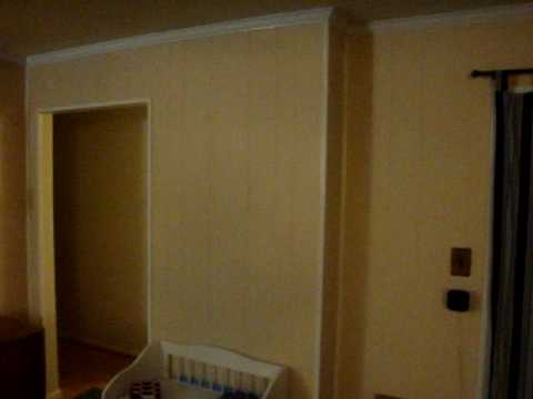 Painting Over Wood Paneling Before and After
