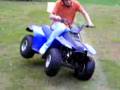 Funny 4 Wheeler On 2 Wheels- Atv Stunt - Youtube