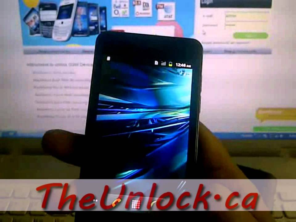 LG G2X P999 Unlocking Instructions Brought you by TheUnlock.ca ...