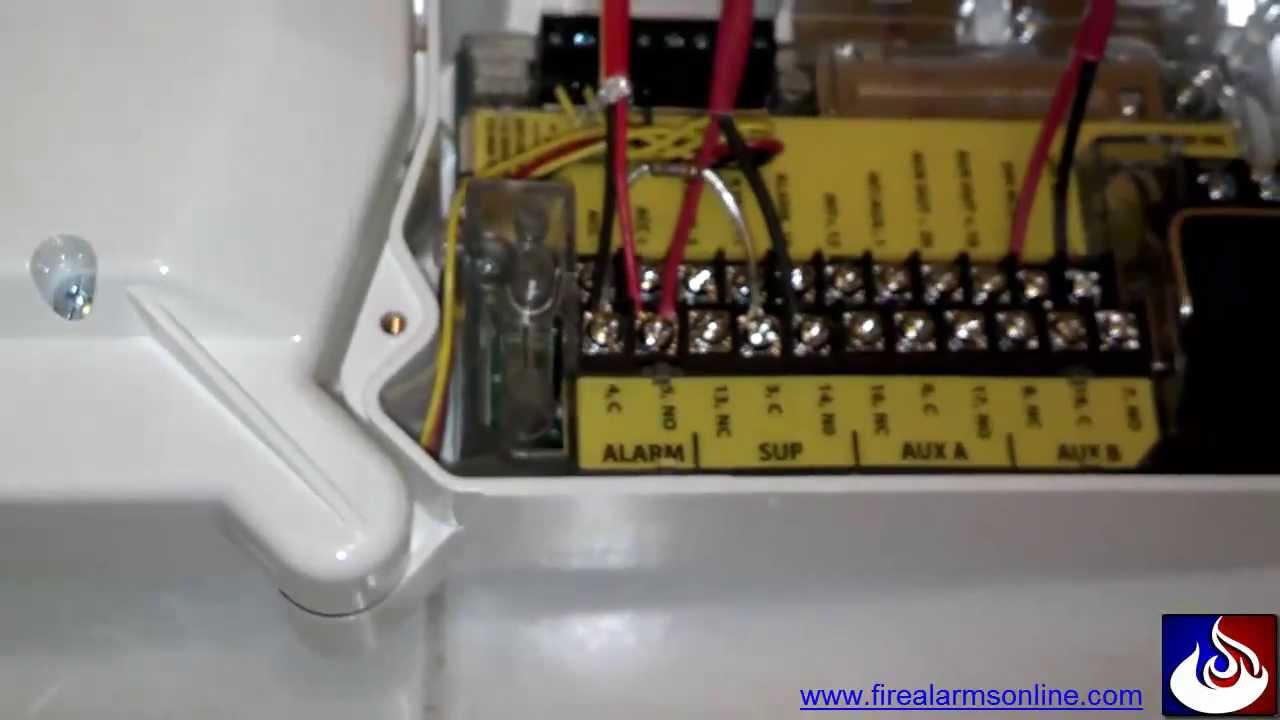 System Sensor Convention 4-wire Duct Smoke Detector D4120 Wiring
